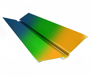 Ендова верхняя, длина 3 м, Полимерное покрытие, все остальные цвета каталога RAL, кроме металлизированных и флуоресцентных