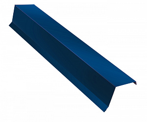 Планка ветровая, длина 1.25 м, Полимерное покрытие, RAL 5005 (Сигнальный синий)