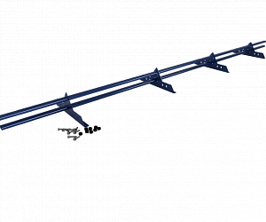 Снегозадержатель Трубчатый 40\20х1.5мм L=3000мм (4 Опоры) Эконом RAL 5002