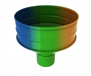 Водосборная воронка, диаметр 220 мм, все цвета RAL, порошок