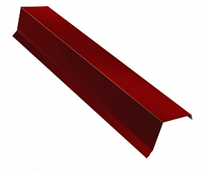 Планка ветровая, длина 3 м, Порошковое покрытие, RAL 3011 (Коричнево-красный) 