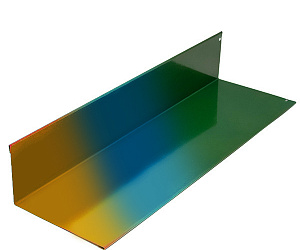 Откос оконный, длина 1.25 м, Полимерное покрытие, все остальные цвета каталога RAL, кроме металлизированных и флуоресцентных