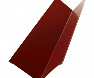 Угол внутренний металлический, длина 1.25 м, Порошковое покрытие, RAL 3011 (Коричнево-красный) 
