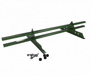 Снегозадержатель Трубчатый 40\20х1.0мм L=1000мм (2 Опоры) Zn RAL 6002