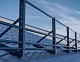 Ограждение кровли ROLLED Оптимальное Универсальное H=600мм L=3000мм со снегозадержанием