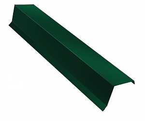 Планка ветровая, длина 3 м, Полимерное покрытие, RAL 6005 (Зеленый мох)