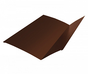 Планка примыкания верхняя, 2.5м, Порошковое покрытие, RAL 8017 (Шоколадно-коричневый)