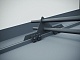 Снегозадержатель трубчатый DECO на Фальцевую кровлю ROLLED ОЦ с круглой трубой d25мм L=1000мм (2 опоры 1,5мм)