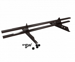 Снегозадержатель Трубчатый 40\20х2.0мм L=1000мм (2 Опоры) Zn RAL 8017