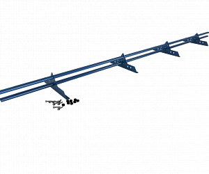Снегозадержатель Трубчатый 40\20х1.0мм L=3000мм (4 Опоры) Zn RAL 5005