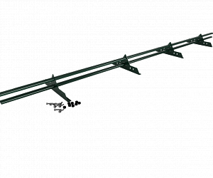 Снегозадержатель Трубчатый 40\20х1.5мм L=3000мм (4 Опоры) Эконом RAL 6005