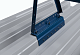 Прижимная планка ОЦ на профнастил НС44-А 1,5х46х65х46х410