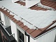 Снегозадержатель трубчатый DECO на Фальцевую кровлю ROLLED ОЦ с круглой трубой d25мм L=3000мм (3 опоры 1,2мм)