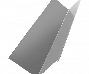 Угол внутренний металлический, длина 2.5 м, Порошковое покрытие, RAL 7004 (Сигнальный серый)