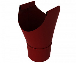 Воронка сливная, диаметр 200/160 мм, RAL 3005 (Винно-красный)