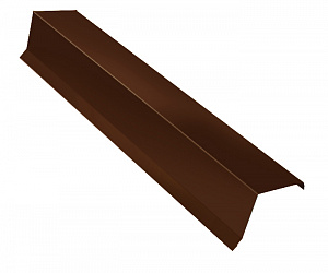 Планка ветровая, длина 2 м, Порошковое покрытие, RAL 8017 (Шоколадно-коричневый)
