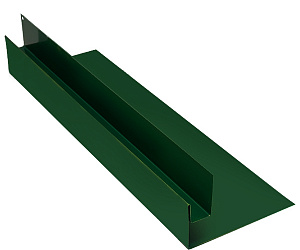 Планка оконная, длина 3 м, Порошковое покрытие, RAL 6005 (Зеленый мох)